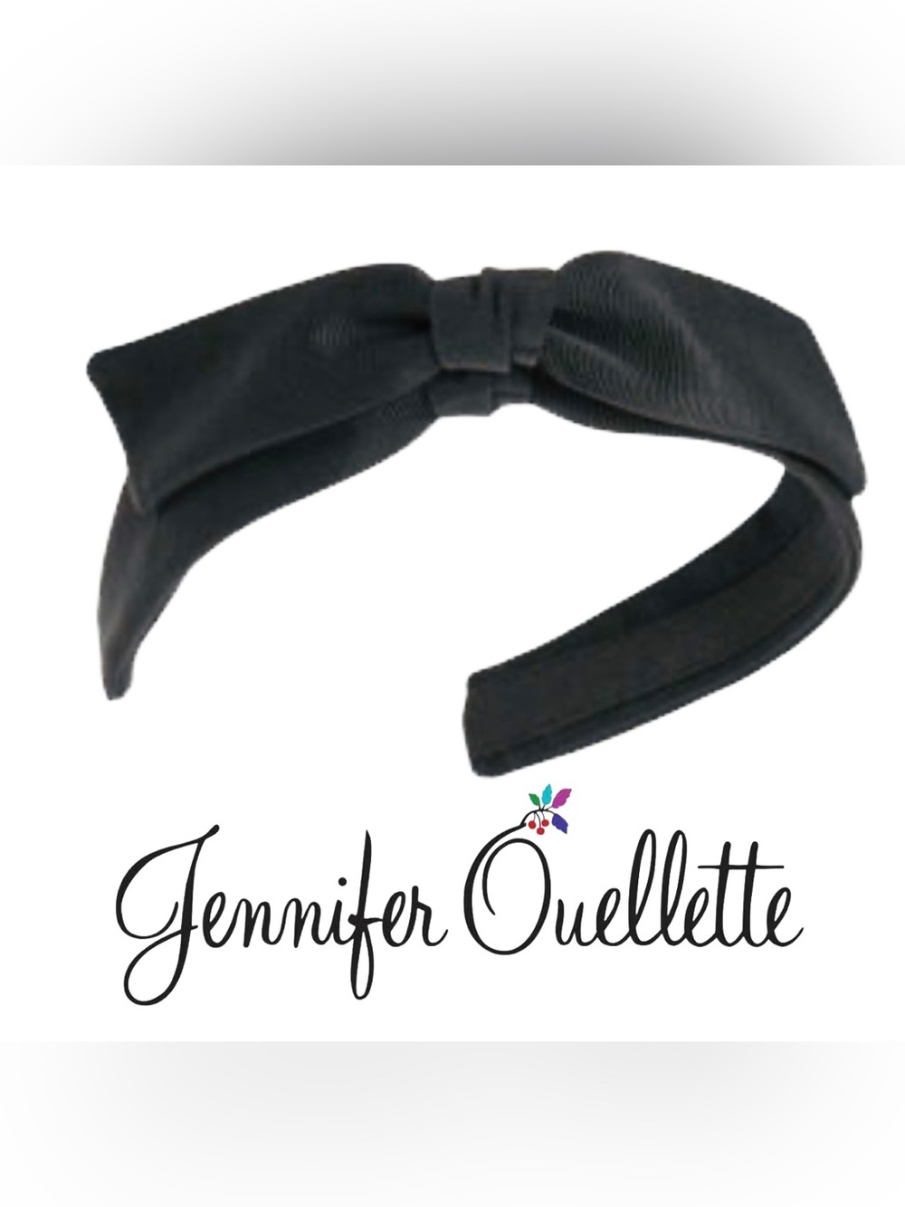 NWT Designer Dress or Casual Fashion Black Bow Headband Hair Accessory Barney’s